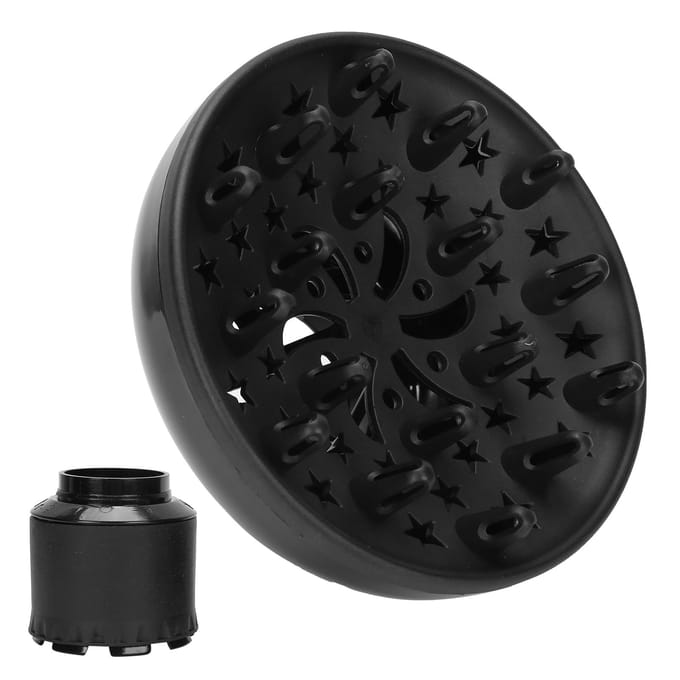 Professionele Universele Haardroger Diffuser Krullend Golvend Haar Föhns Diffuser AccessoireWit zwart