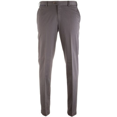 Hiltl Broek Peaker-S Supima Sateen Antraciet / male