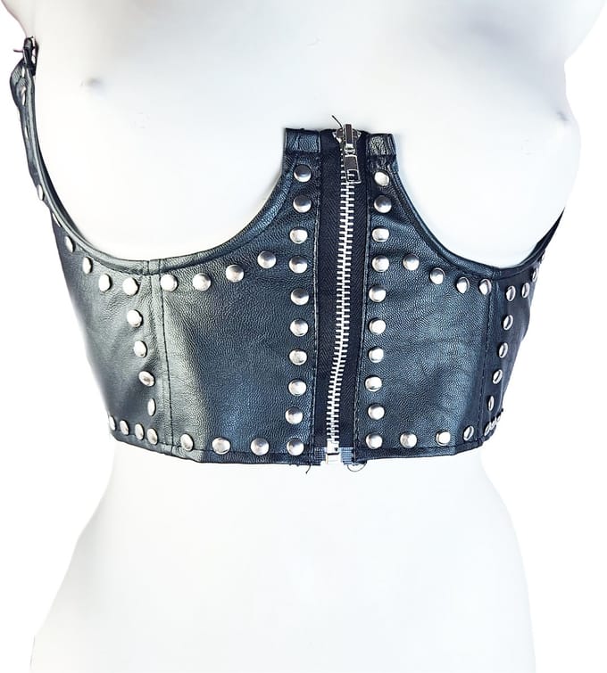 BamBella ® - Riem Maat S M L - Korset top Mode Body Gothic Goth taille riem met glitter korset belt