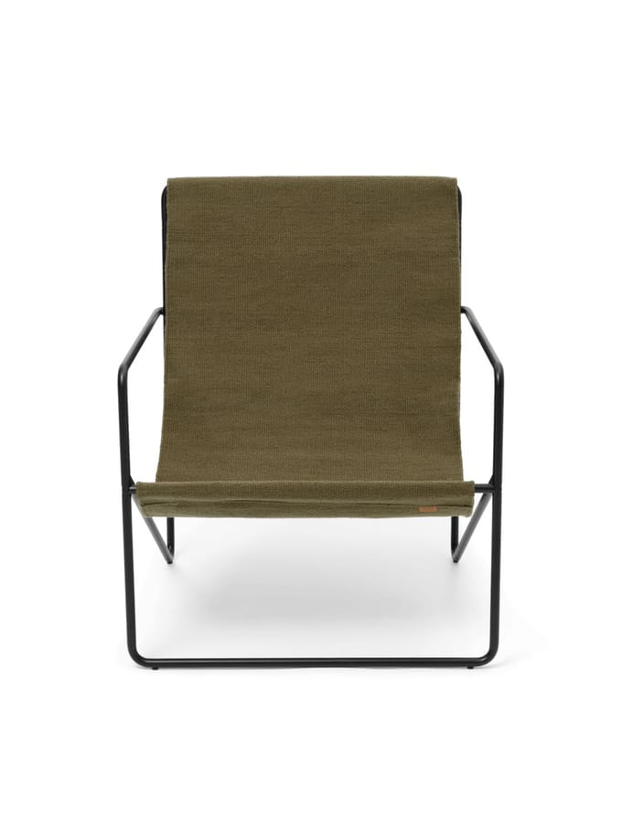 Ferm Living Desert Stoel - zwart - Olive