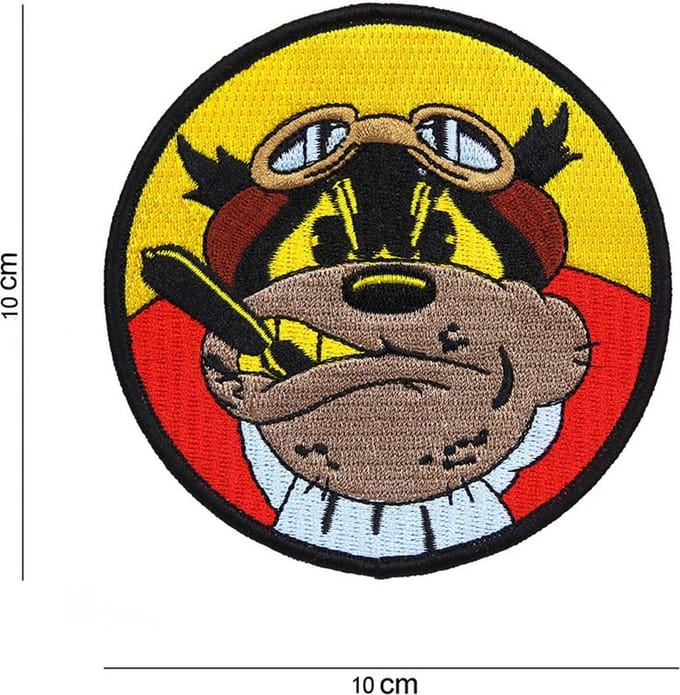 Embleem stof Flying bulldog