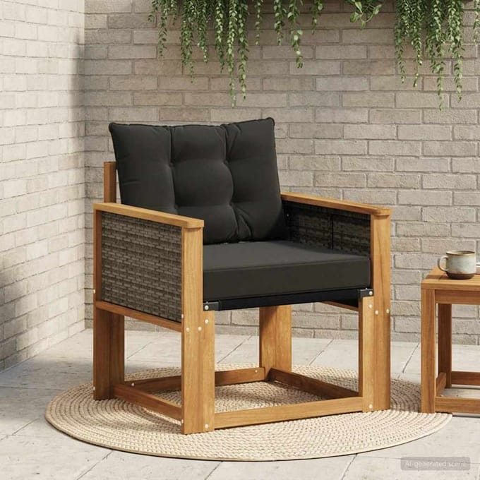 vidaXL - Buiten - Midden - Sofa - Massief - Acacia - Hout - Naturel