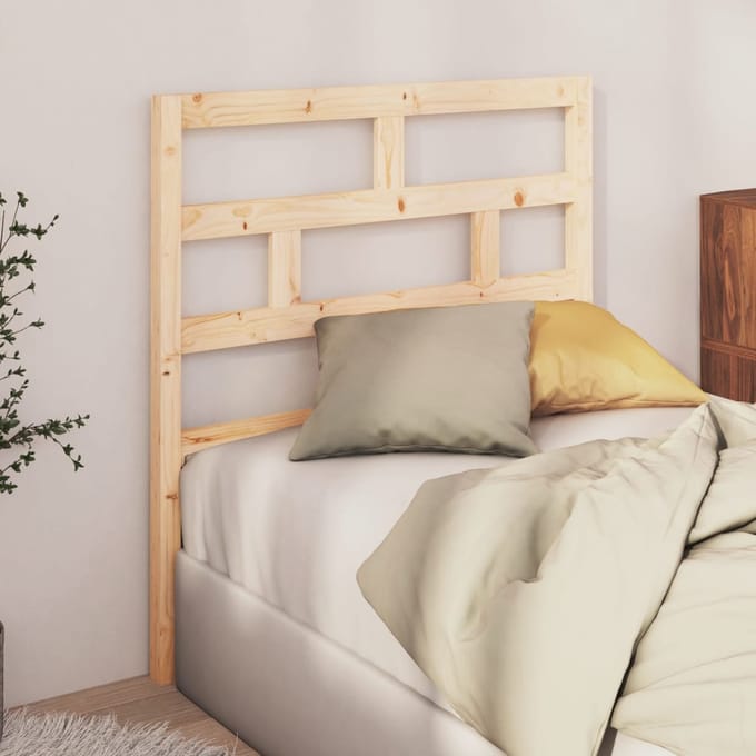 vidaXL - Hoofdbord - 81x4x100 - cm - massief - grenenhout