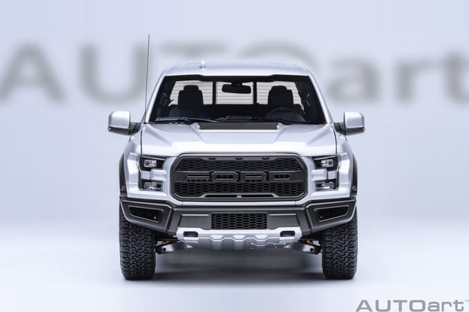 AUTOart 1/18 Ford F-150 Raptor Supercrew - 2019, Ingot Silver