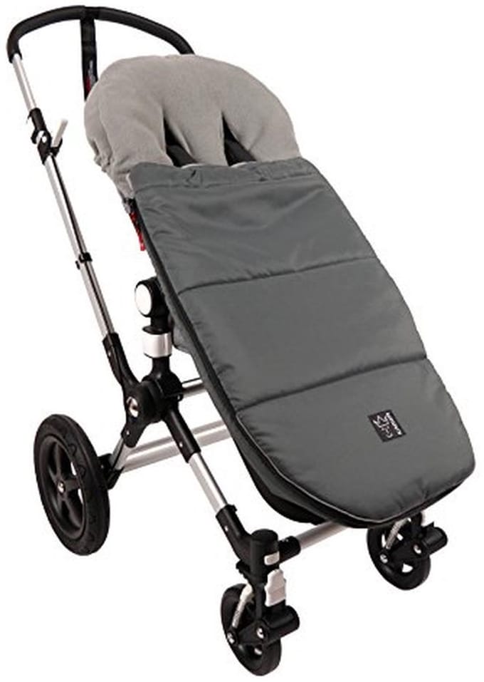 Thermo Fleece Voetenzak Antraciet voor Kinderwagens