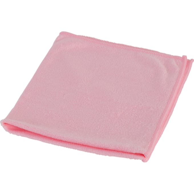 Microvezeldoek Cleaninq basic 38x38 cm rood 5 stuks