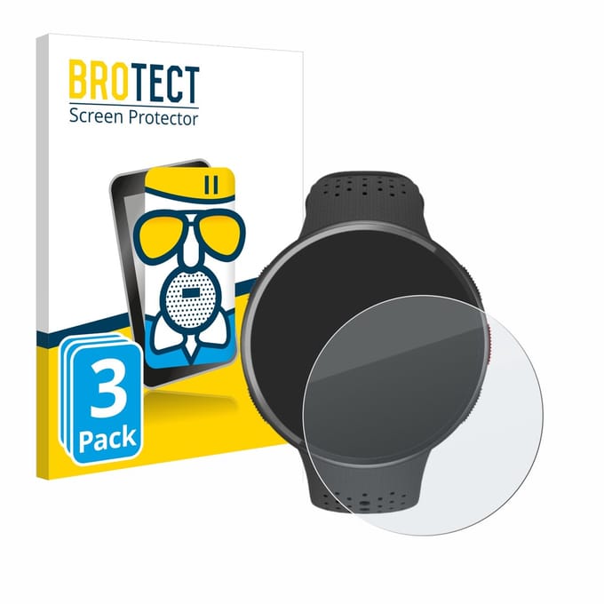 BROTECT - Screenprotector voor Polar Pacer Pro - Folie Beschermfolie Beschermglas matte 3 Stuks