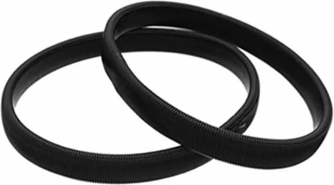 Fako Bijoux® - Mouwophouders - Classic - 20cm - Metaal - Zwart