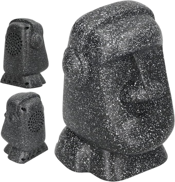 Draadloze Luidspreker - Draagbare Speaker - Muziek Luisteren - Dubbele Speaker Koppeling - 12 x 8 x 8 cm - Zwart