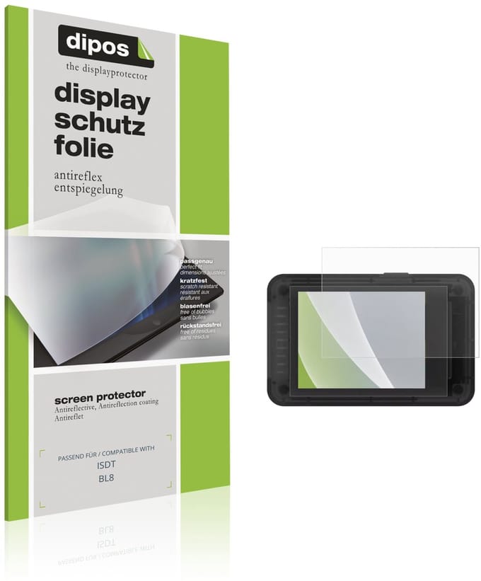 dipos – 4x Matte Beschermfolie geschikt voor ISDT BL8 | Krasbestendige & antireflecterende Screenprotector Ultra-Thin