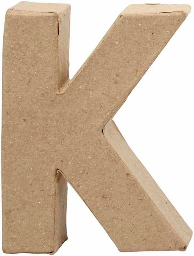 Creativ Company Letter Papier-mache Small - K