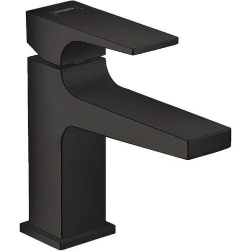Hansgrohe Metropol single lever basin mixer 100 with lever handle and push-open waste for hand basin 32500000