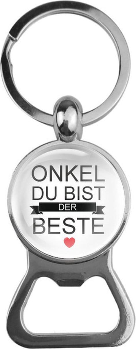 Bieropener Glas - Onkel Du Bist Der Beste