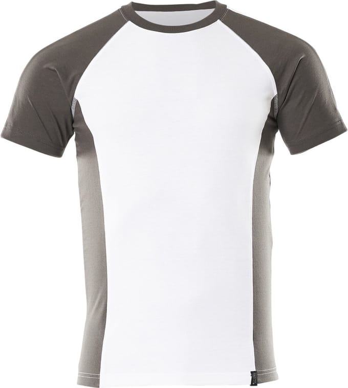 Mascot Unique T-shirt 50567-959 - wit/donkerantraciet - 4XL