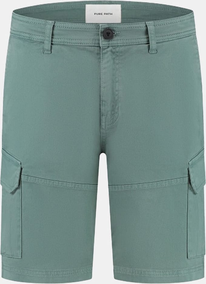 Purewhite Garment Dye Cargo Shorts