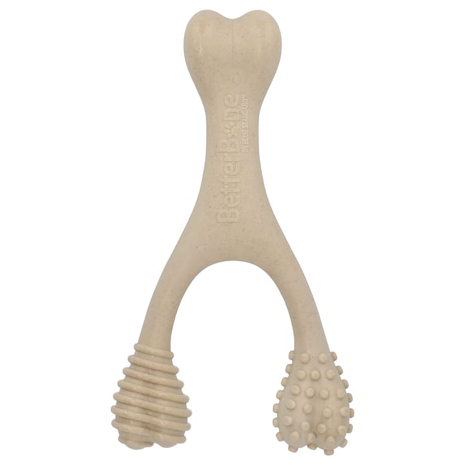 BetterBone, Classic Kauwbot, groot, 100% natuurlijke ingrediënten, 1 speeltje beige