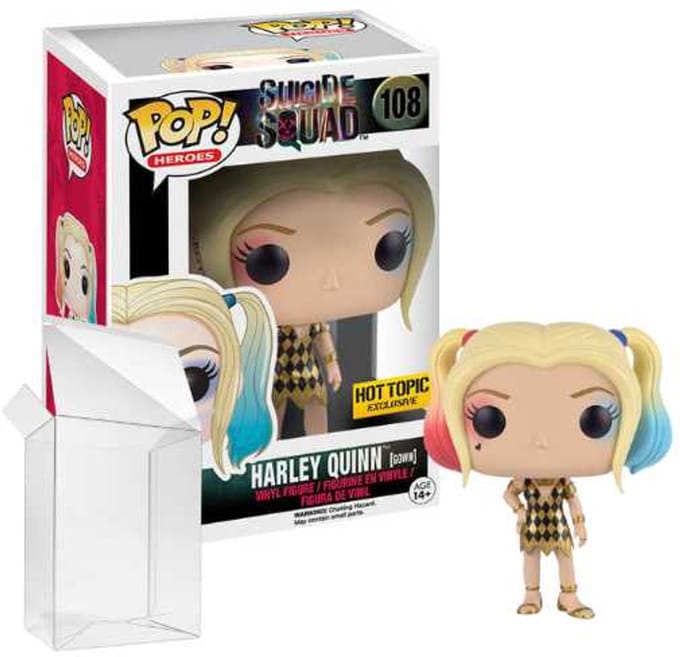Funko Pop! Heroes: DC Suicide Squid - Harley Quinn #108 Hot Topic Exclusive