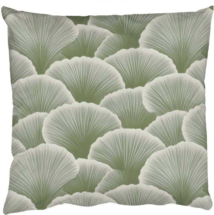 Sierkussens - Kussentjes Woonkamer - 60x60 cm - Waaier - Blad - Groen