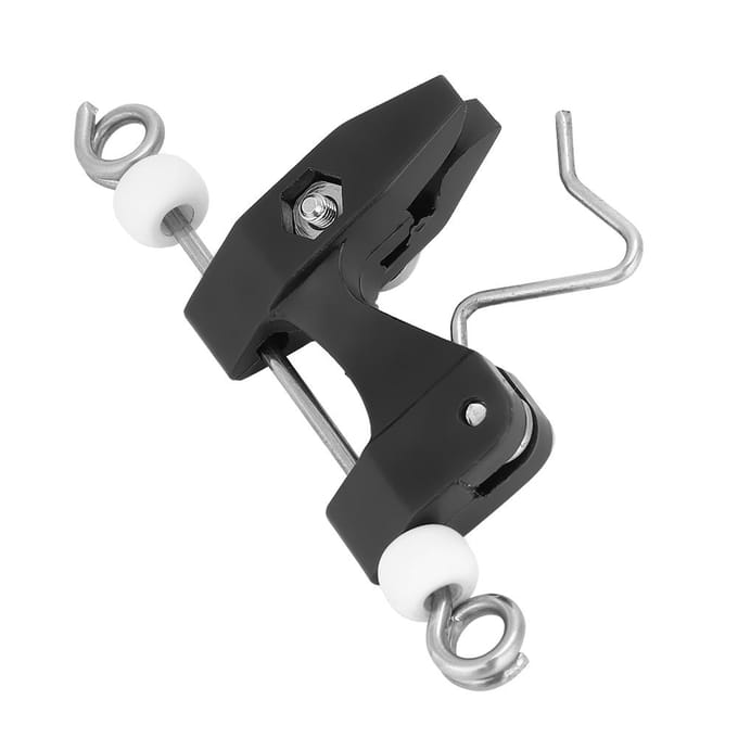 Verstelbare Spanning Trolling Clips Release Clip Bootvissen voor Outrigger Downrigger black