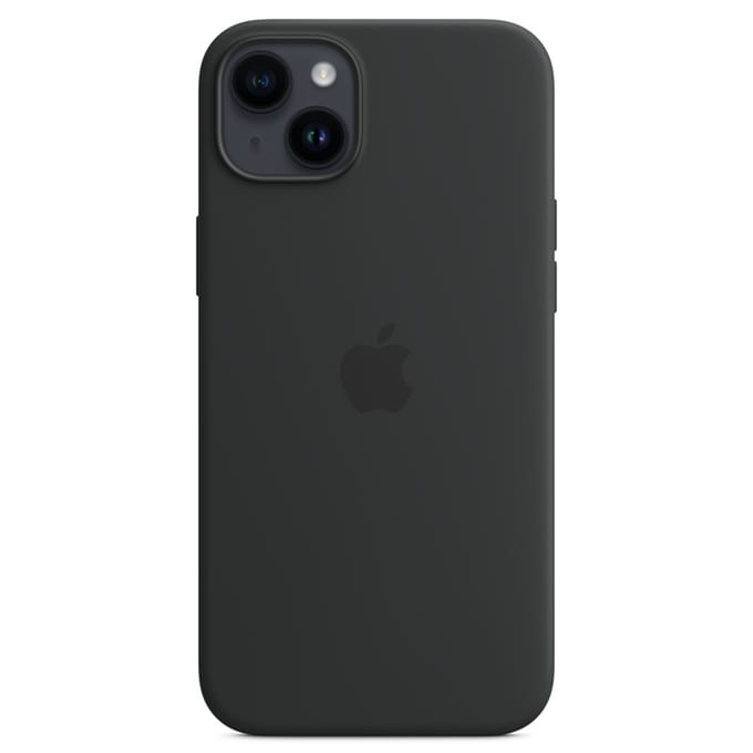 Silicone Backcover MagSafe voor de Apple iPhone 14 Plus - Midnight