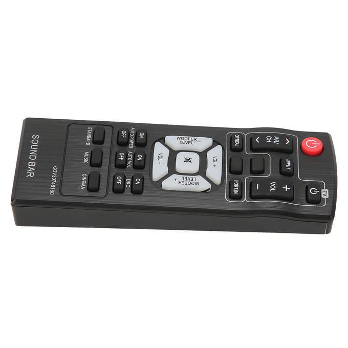 Télécommande de remplacement universelle pour barre de son Bluetooth LG black