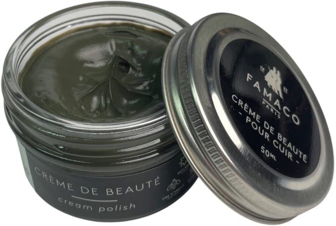 Famaco Creme de Beaute schoensmeer- 50ml - goren (loden khaki) (362)