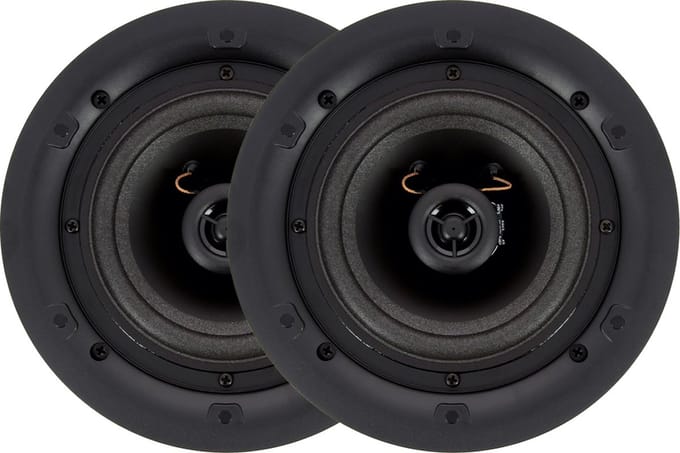 ArtSound - FL502BT Set, Flat, actieve inbouw LS, AUX/BT, rond, wit (2pc)