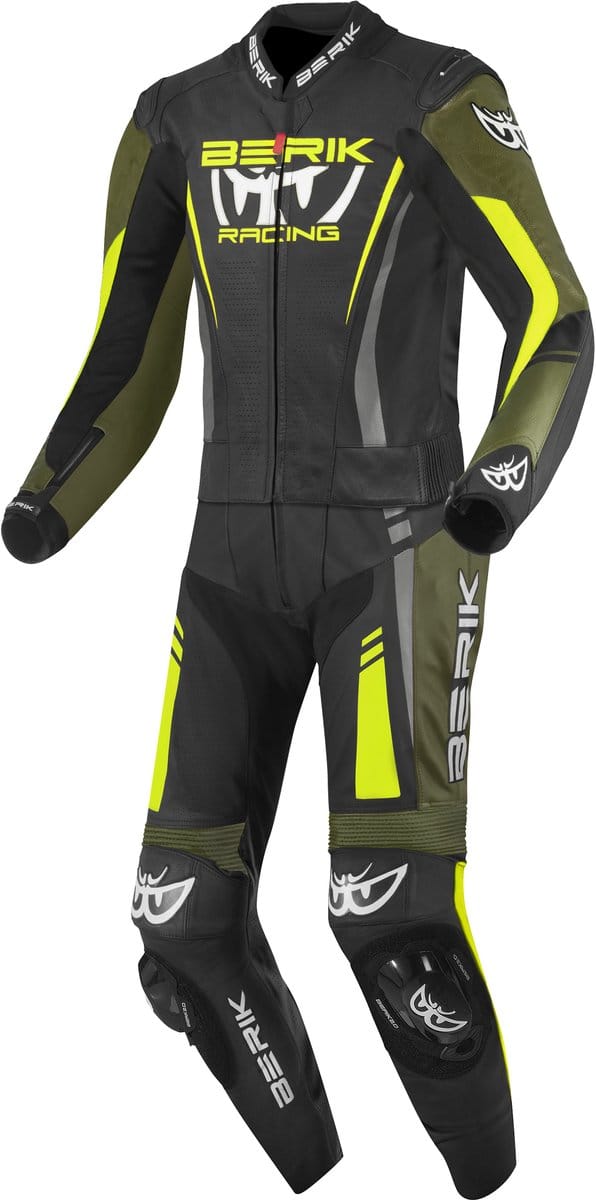 Berik Absolute GP2 Tweedelig motorfiets lederen pak -