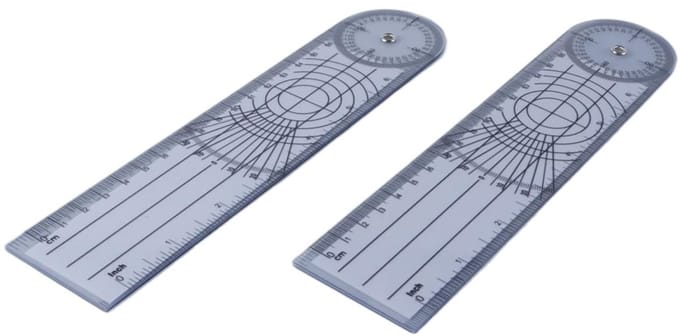 Cosensi - 2-Pack 360° Goniometers voor Fysiotherapie