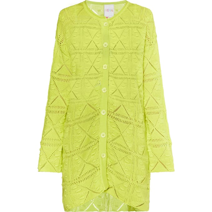 IZIA Longcardigan Dames kalk