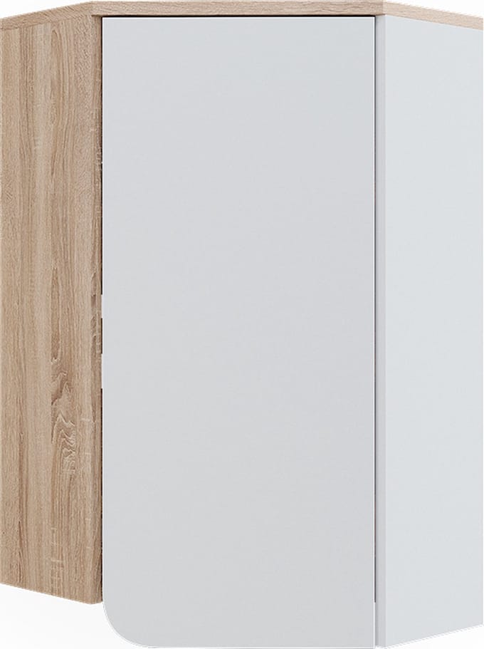 Vicco Karen Hoekwandkast – 42.4 x 75 cm Sonoma/Wit