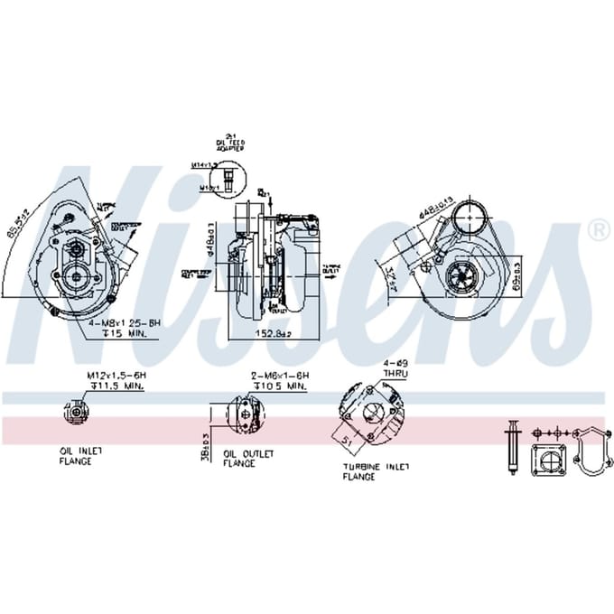 Supercharger, drukvulling NISSENS 93274