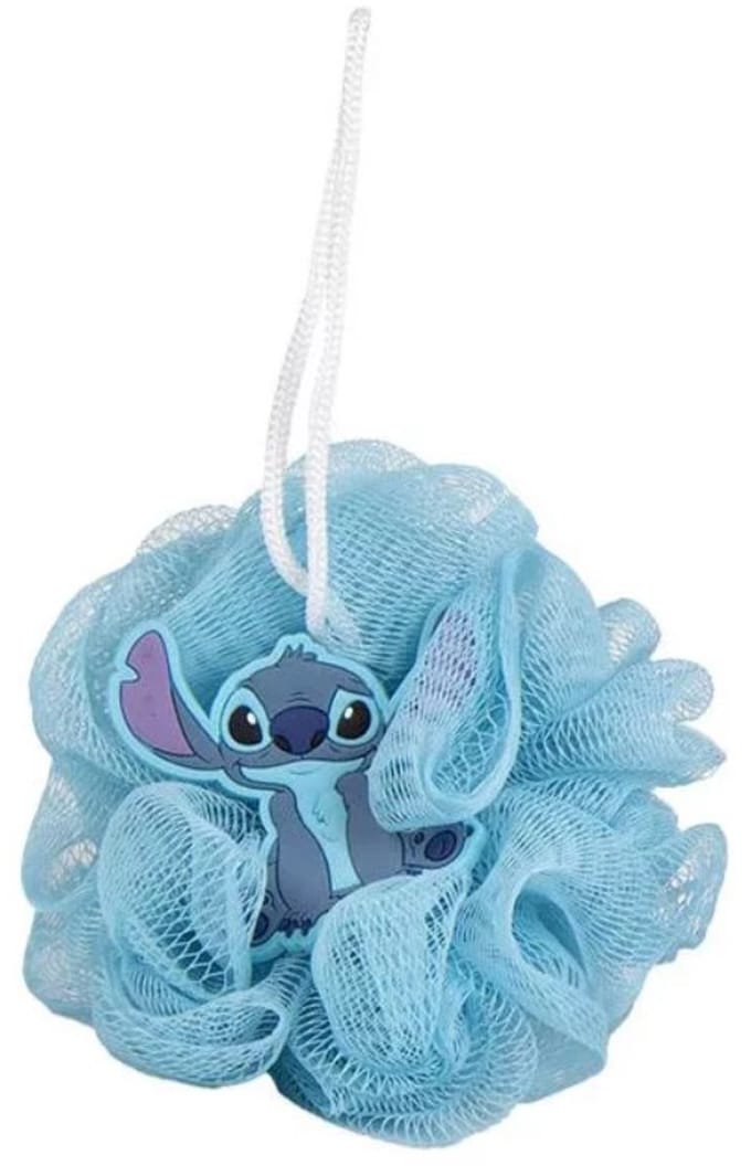 Wasbol - Stitch Lichtblauwe Badspons