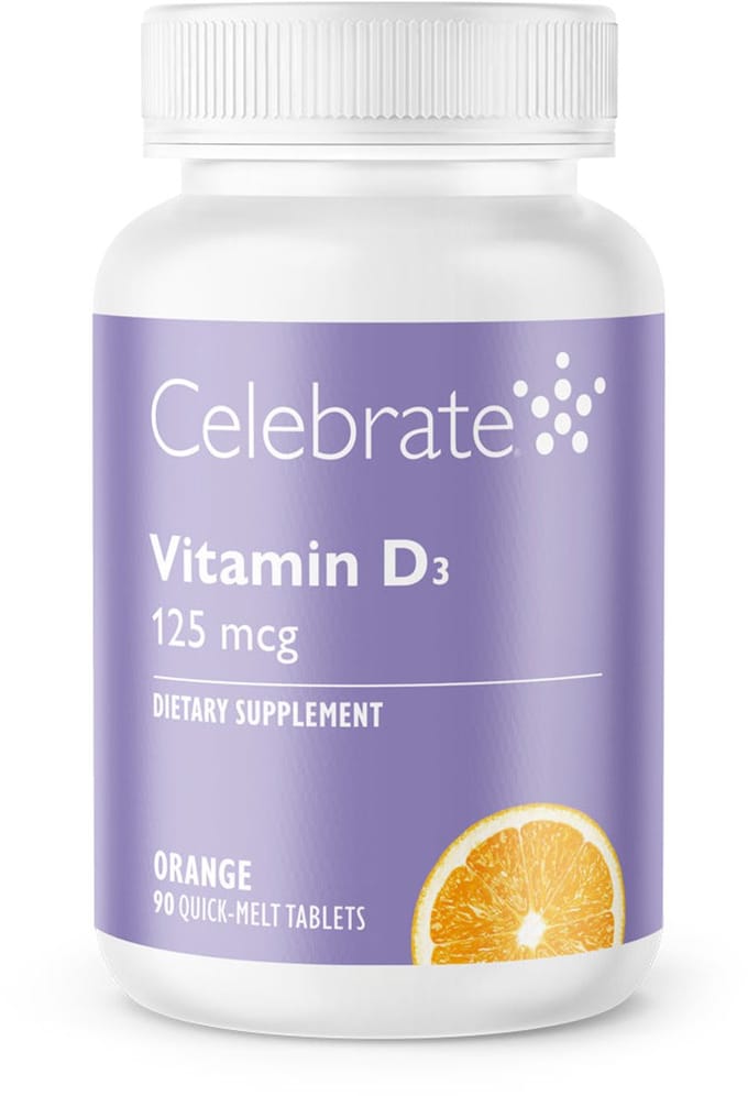 Celebrate Vitamine D3 125 mcg (5.000 IU) - 90 quick melt smelttabletten