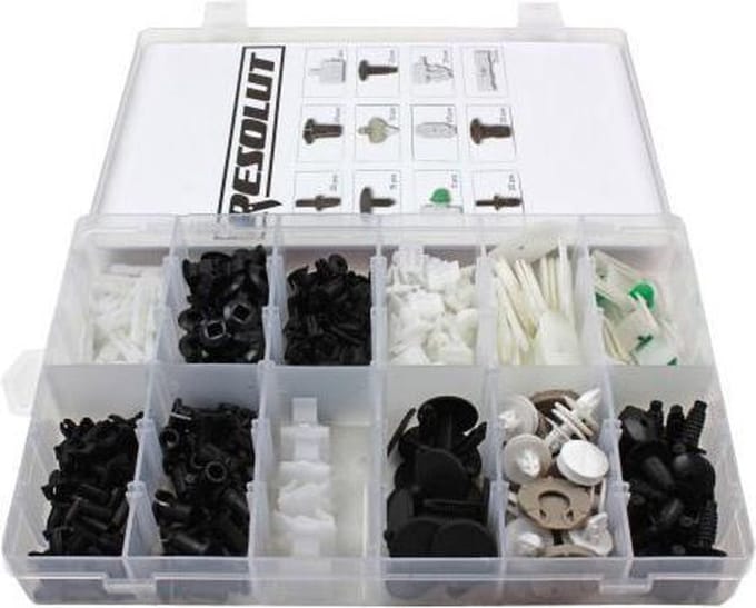 Assortiment bekleding clips voor Volkswagen 255-delig