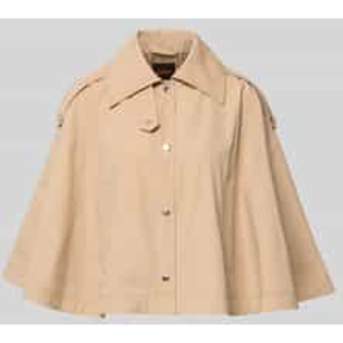 Loose fit Trenchcoat met Katoenmix Model 'C_CLARI'