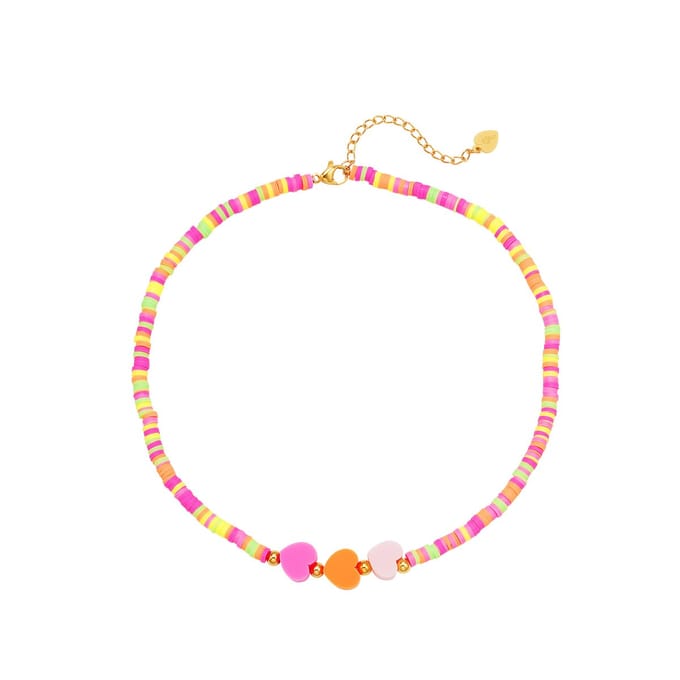 Kinderketting - Kids - Ketting - Multi - Hartjes
