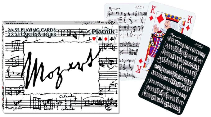 Piatnik Mozart Speelkaarten - Dubbeldekker.