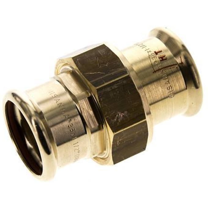 Perskoppeling wartelmoer - 35mm Persmof - Koperlegering Vlakke Afdichting
