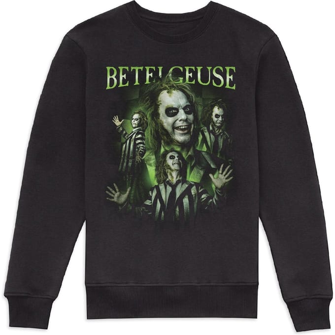 Beetlejuice Ghost With The Most Sweatshirt - Black - S