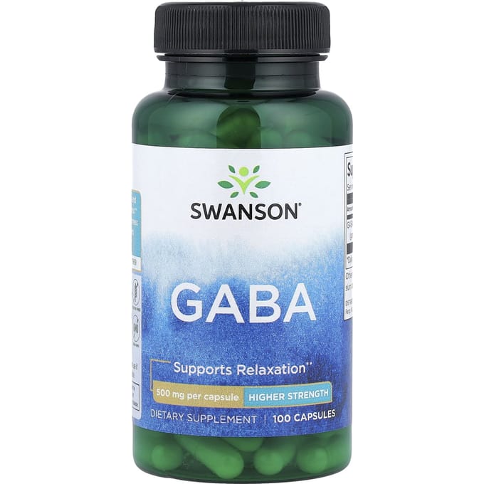 Gaba, 500Mg, 100 Capsules