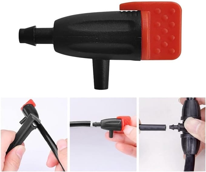Verstelbare Druppelaars voor Tuinbewatering, 4/7mm Irrigatie Drippers, Set van 30 voor Efficiënte Waterbesparing