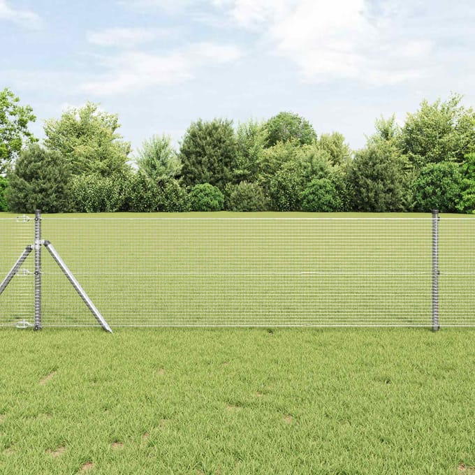 vidaXL - Gelast - gaashek - 5000 - x - 80 - cm - Zilver