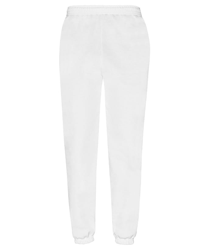 Fruit Of Loom Heren Klassieke 80/20 Elastische Joggingbroek (Wit)