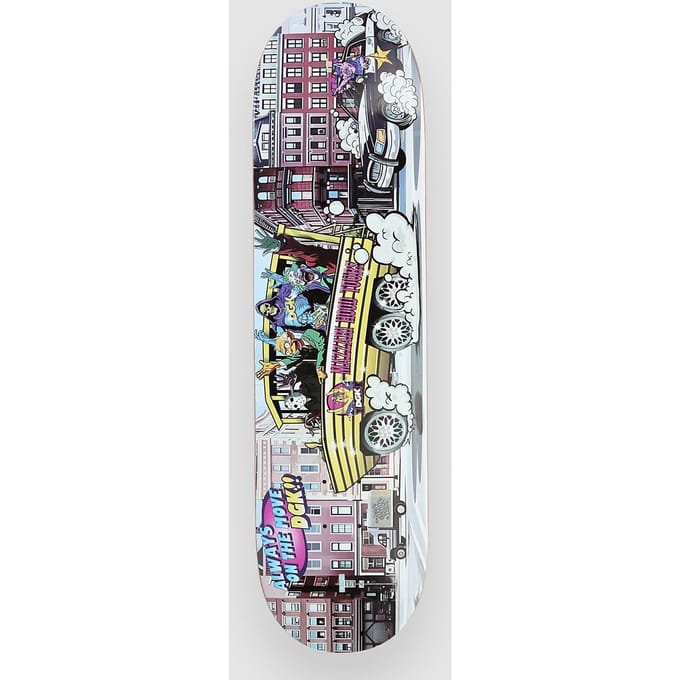 DGK Hood Tours Twin Tail Mazzari 8.25" Skateboard Deck oranje