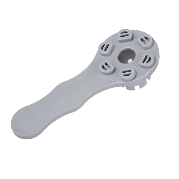 Clé de sécurité à 8 rainures en PVC 6 trous Clé pour soupape de surpression Grise pour bateau gonflable gray