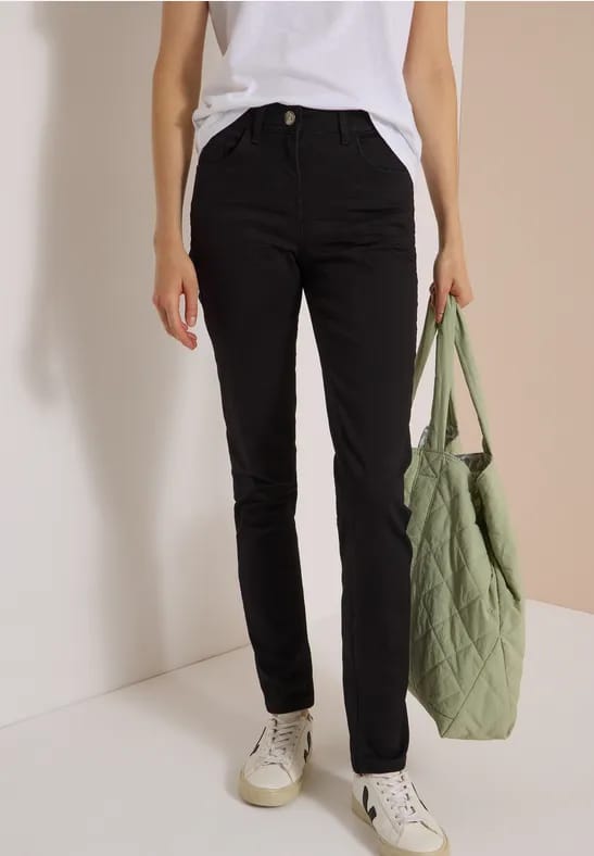 Jeans met High Waist en Slim Leg in Slim Fit
