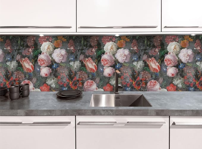 Keukenwand - Rijksmuseum Bloemen