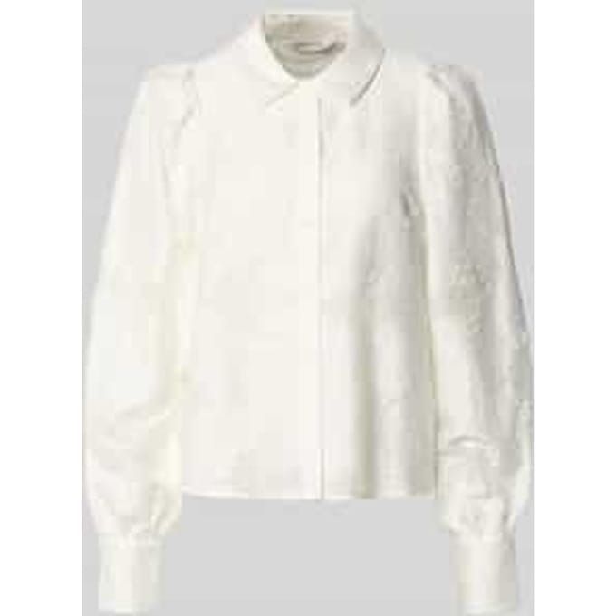 Overhemdblouse van lyocellmix model 'Orkidea'
