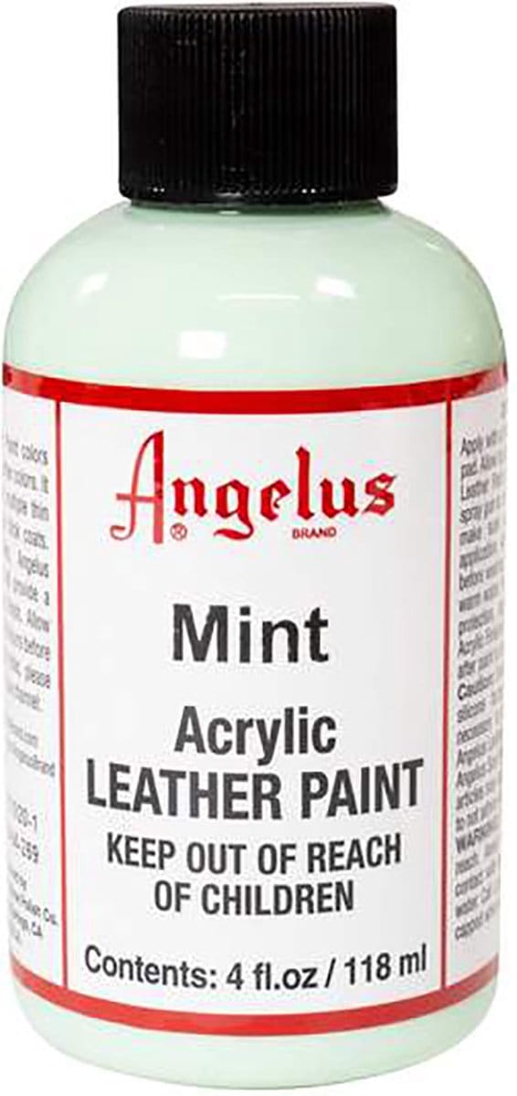 Angelus Leather Acrylic Paint - textielverf voor leren stoffen - acrylbasis - Mint - 118ml